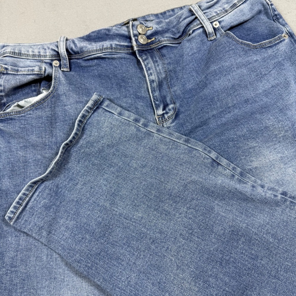 Hudson Jeans Mid Rise Bootcut Denim Flap Pocket Blue Jeans Womens 34